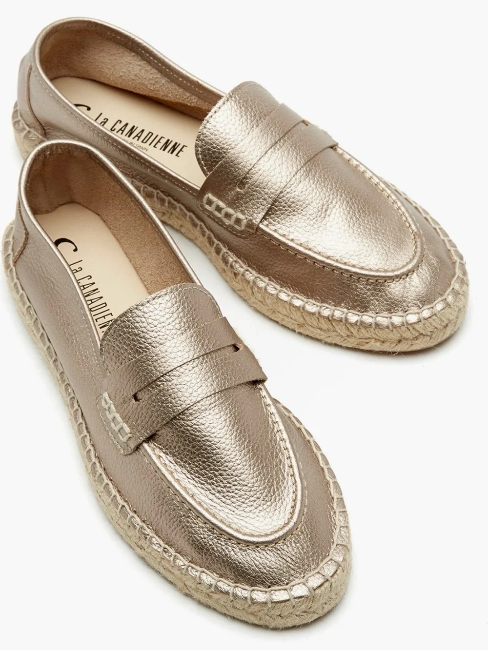 La CANADIENNE metallic gold